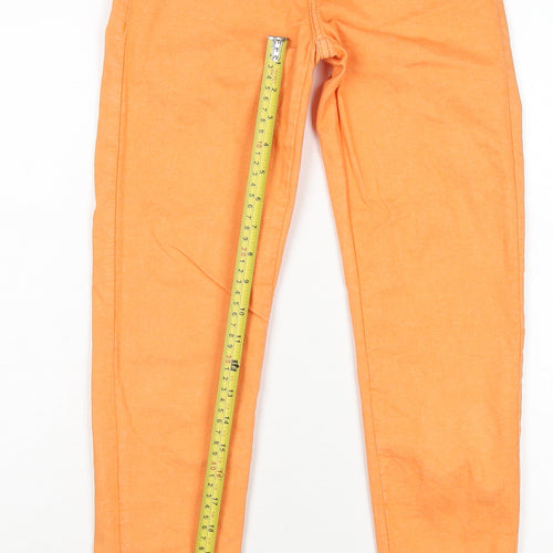 G-Star Raw Women's Orange Skinny Jeans Size 6 Mid Rise Stretch