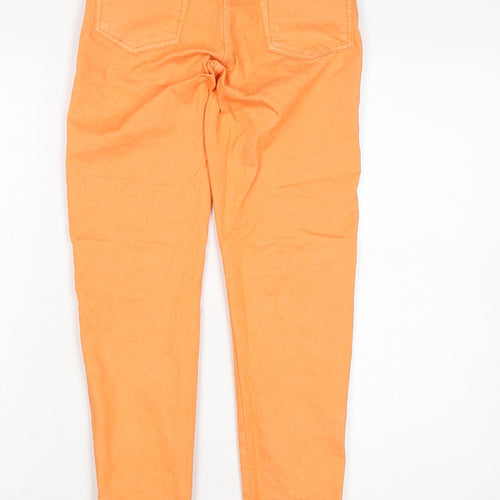 G-Star Raw Women's Orange Skinny Jeans Size 6 Mid Rise Stretch
