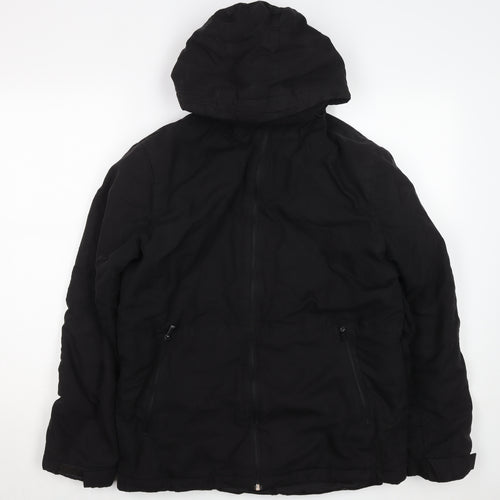 Primark Men’s Black Hooded Parka Jacket Medium Regular Fit
