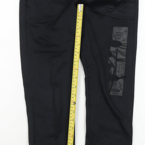 Nike Boys Black Dri-FIT Jogger Activewear Trousers Size M