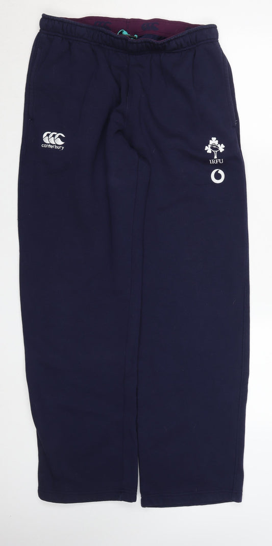 Canterbury Men’s Blue XL Track Pants Rugby Fleece Activewear Trousers