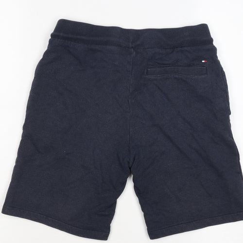 Tommy Hilfiger Boys Navy Sweat Shorts 13-14 Years Drawstring Waist