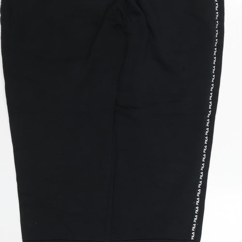 Fila Men's Black Jogger Trousers Size S Regular Fit Activewear