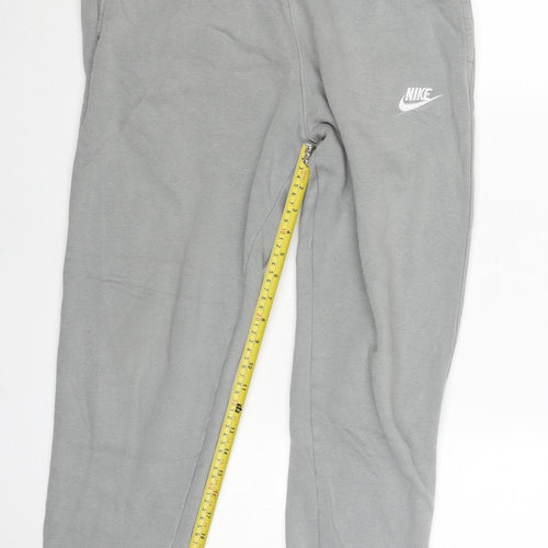 Nike Men's Grey Fleece Jogger Sweatpants Size M Regular Fit