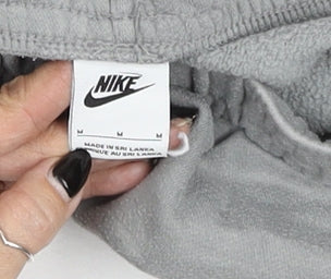 Nike Men's Grey Fleece Jogger Sweatpants Size M Regular Fit