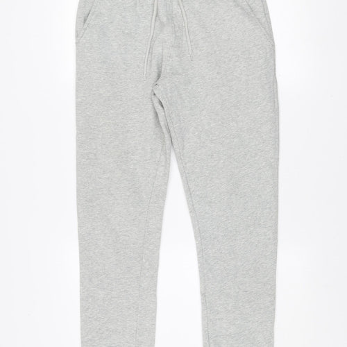 Gap Men Grey Small Fleece Sweatpants Joggers Regular Fit