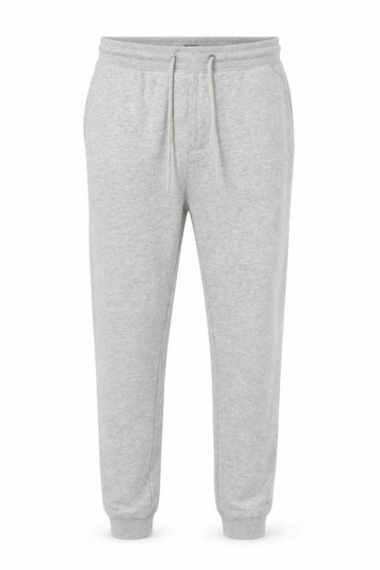 Front view of Gap Men Grey Small Fleece Sweatpants Joggers Regular Fit