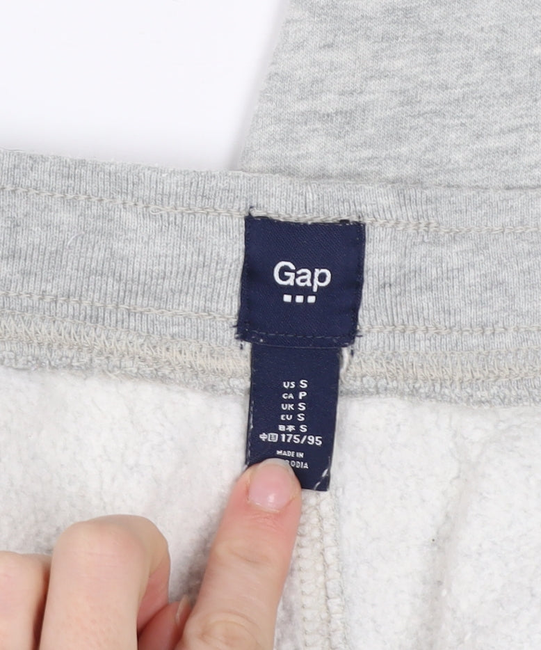 Gap Men Grey Small Fleece Sweatpants Joggers Regular Fit