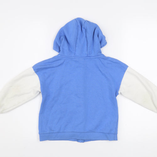 LEGO Boys Blue Ninjago Zip Hooded Jacket 5-6 Years Cotton Blend