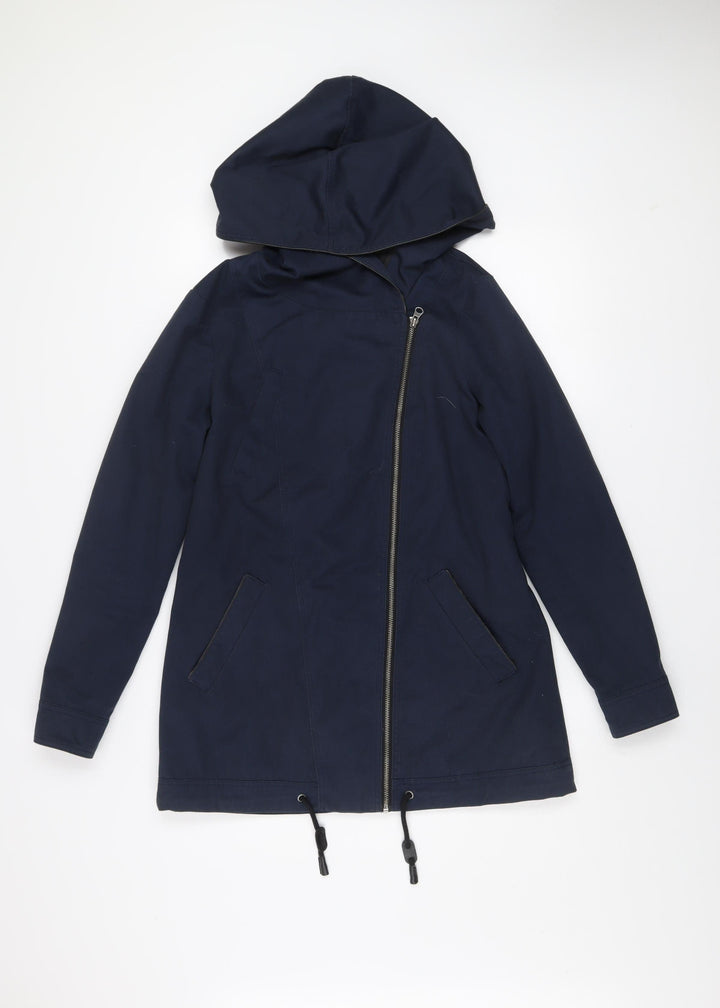 Vero Moda Women’s Blue Hooded Parka Coat Size M