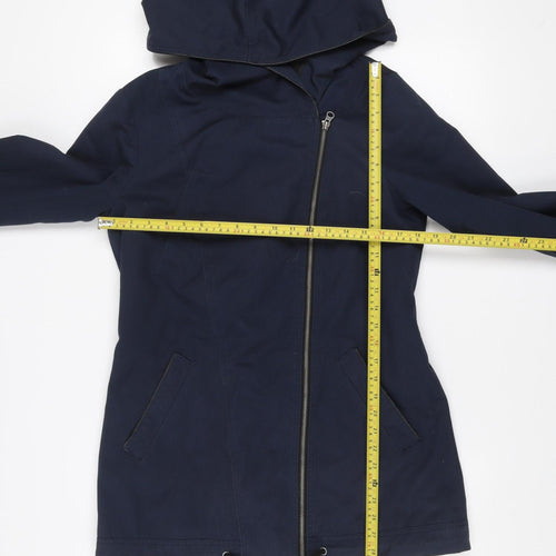 Vero Moda Women’s Blue Hooded Parka Coat Size M