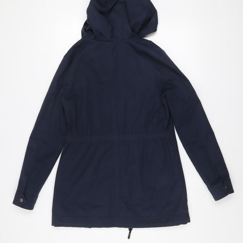 Vero Moda Women’s Blue Hooded Parka Coat Size M