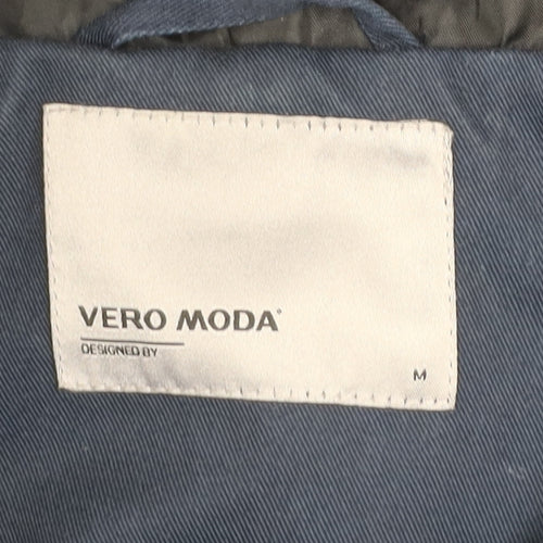 Vero Moda Women’s Blue Hooded Parka Coat Size M