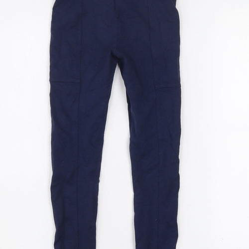Ralph Lauren Girls Blue Jegging Trousers Size 6 Years Stretch Cotton Blend