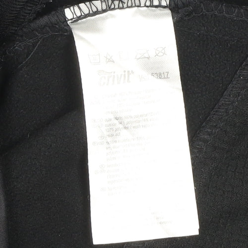 Crivit Men's Black Softshell Sports Jacket S 34/36 Waterproof Windproof