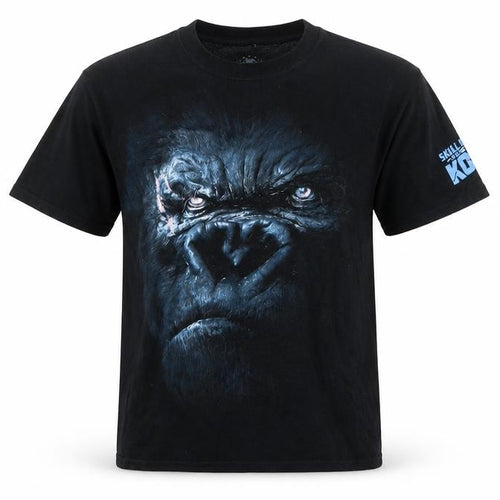 Universal Studios Kids Black King Kong Graphic T-Shirt M Cotton