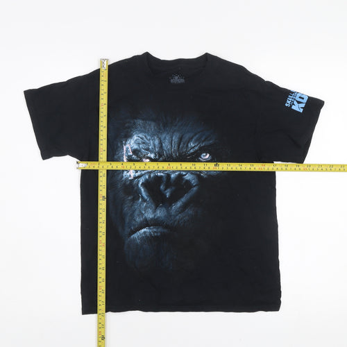 Universal Studios Kids Black King Kong Graphic T-Shirt M Cotton