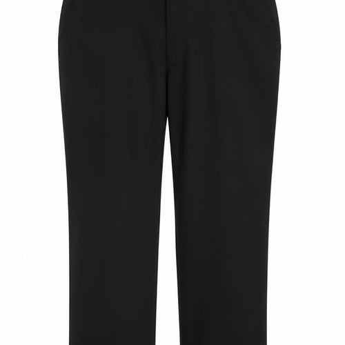 F&F Womens Black Formal Straight Leg Trousers Size 36 Regular