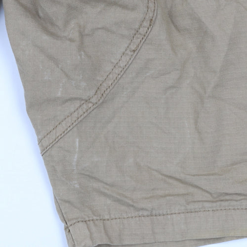 Diesel Men’s Beige Cargo Shorts Size 32 Cotton Canvas Summer