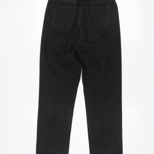 PrettyLittleThing Women Black Size 6 Straight Denim Jeans
