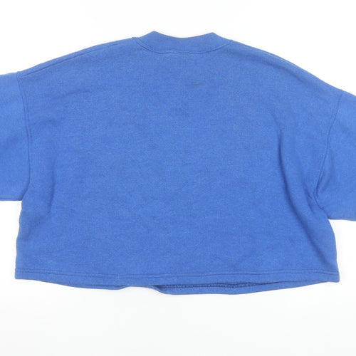 Fruit of the Loom Women Blue Kentucky Embroidered Pullover Sweatshirt L
