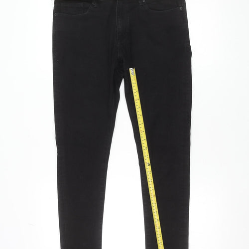 River Island Men's Black Slim Fit Jeans 32R Classic Denim