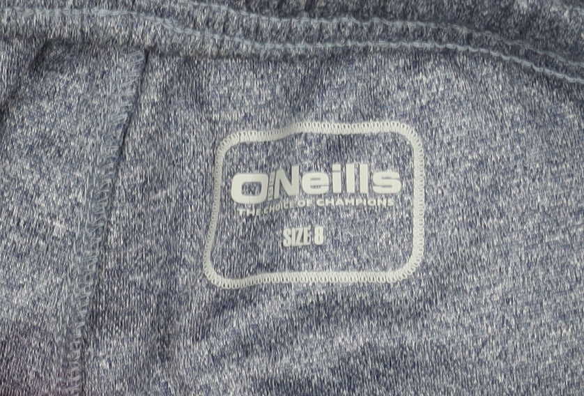 O'Neills Womens Grey Track Pants Size 8 Quick Dry Zip Pockets