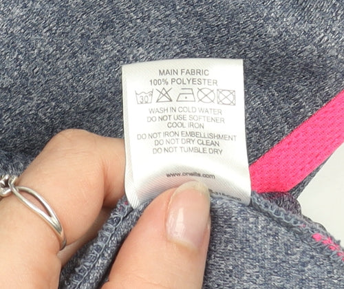 O'Neills Womens Grey Track Pants Size 8 Quick Dry Zip Pockets