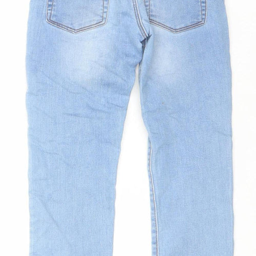 Blue Seven Girls Light Blue Skinny Jeans 6 Years Star Sequin Denim