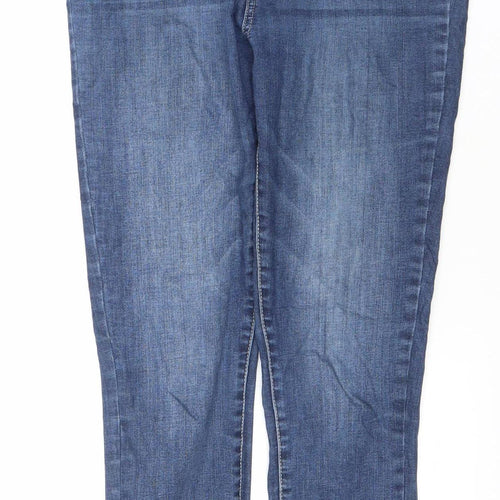 Hailys Women's Blue Skinny Denim Jeans Size L Slim Fit Stretch