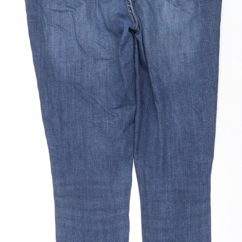 Hailys Women's Blue Skinny Denim Jeans Size L Slim Fit Stretch