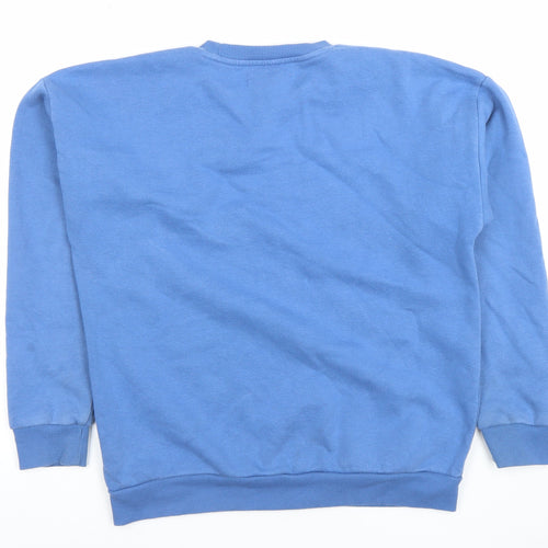 Reserved Boys Blue Crew Neck Sweatshirt 158cm Cotton Blend Eco Aware