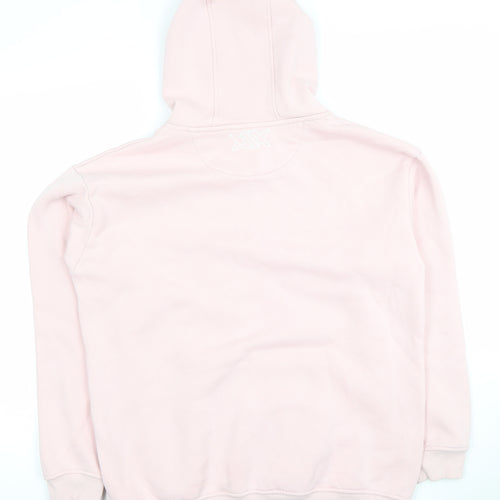 SDMN Womens Pink Pullover Hoodie Medium Cotton Blend Hooded Sweatshirt