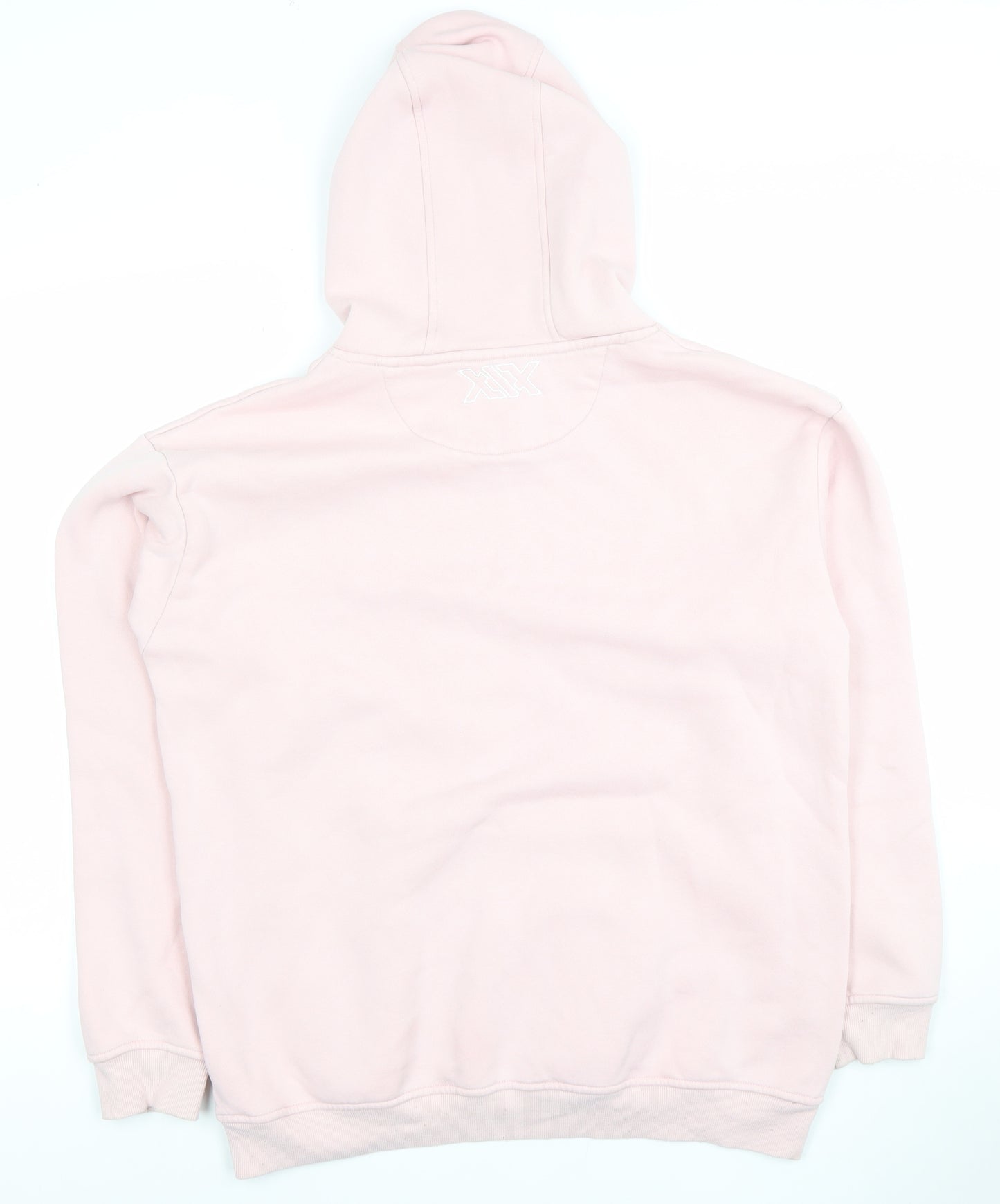 SDMN Womens Pink Pullover Hoodie Medium Cotton Blend Hooded Sweatshirt