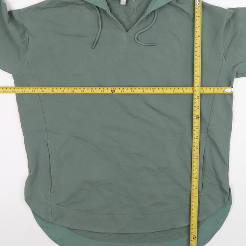 Carolyn Donnelly The Edit Women’s Green XS Pullover Hoodie Tunic