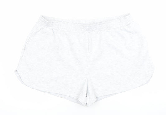 Dunnes Stores Womens Light Grey Sweat Shorts Size XL Regular Fit