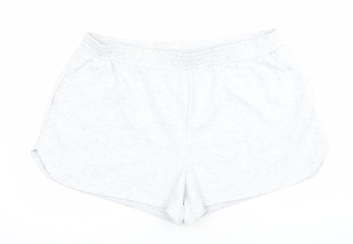 Dunnes Stores Womens Light Grey Sweat Shorts Size XL Regular Fit