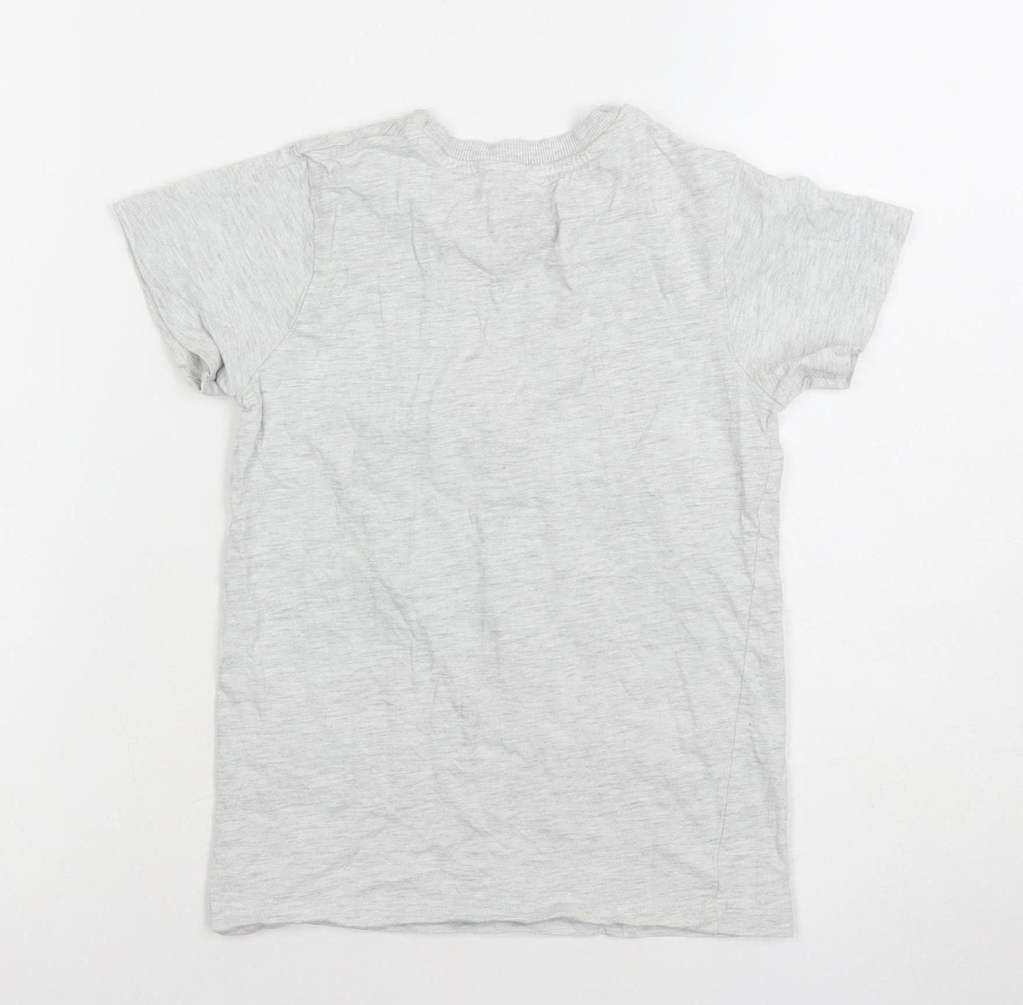 Matalan Urbn-Dept Boys Grey Skull Graphic Short Sleeve T-Shirt 8 Years Casual Top