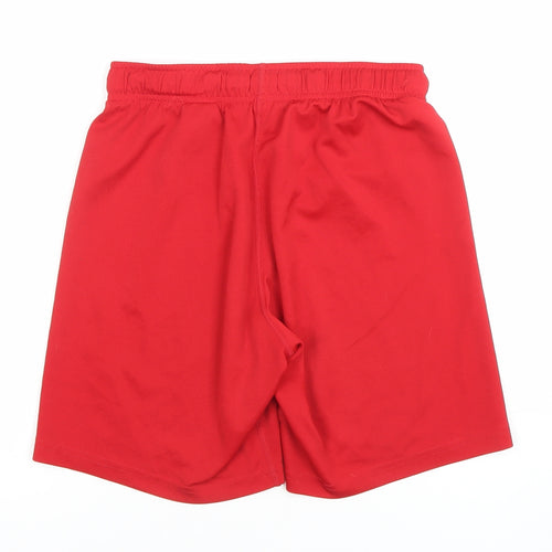 H&M Boys Red Athletic Sports Shorts 11-12 Years Quick Dry Performance