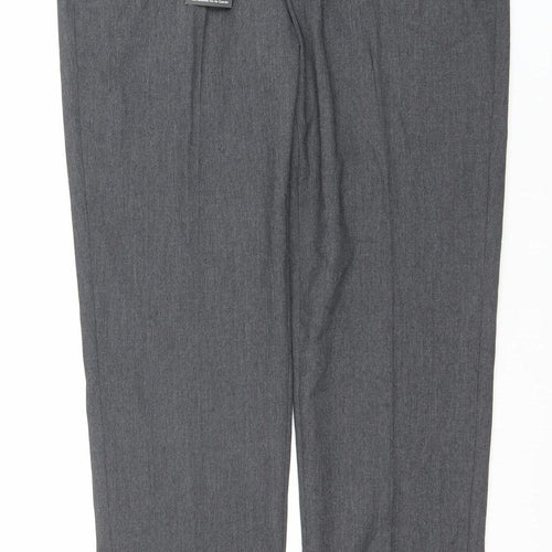 Dunnes Stores Men’s Grey Regular Fit Dress Pants 32W 33L Polyester Blend