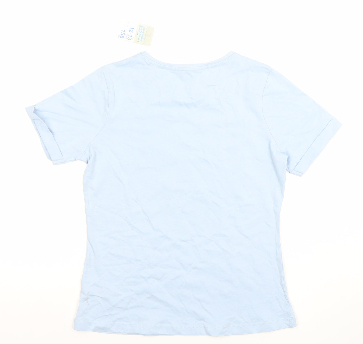 Primark Girls Blue Miami Basketball Graphic T-Shirt 12-13 Years