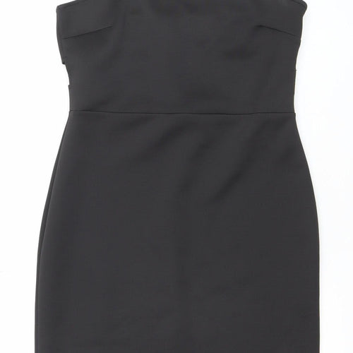 Atmosphere Women's Black Size 14 Bodycon Zip Stretch Dress