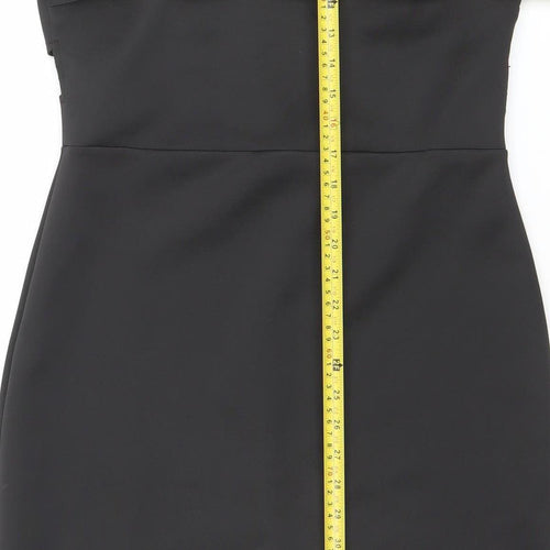 Atmosphere Women's Black Size 14 Bodycon Zip Stretch Dress