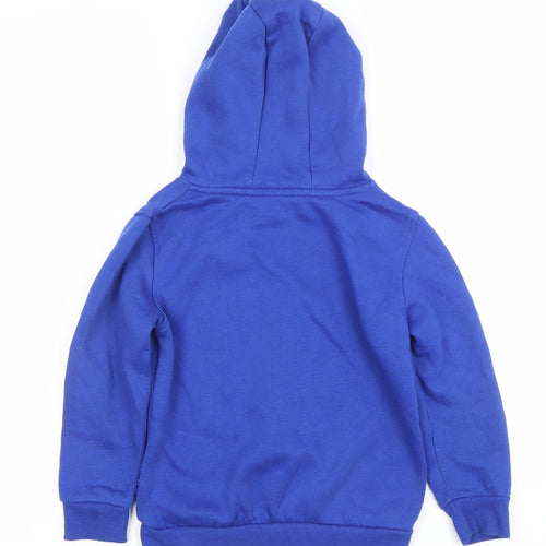 Dunnes Stores Boys Blue Pullover Hoodie 6-7 Years Race Trackdays Graphic