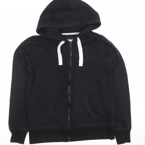 New Look Pembridge and Rose Black Full Zip Hoodie Size 12