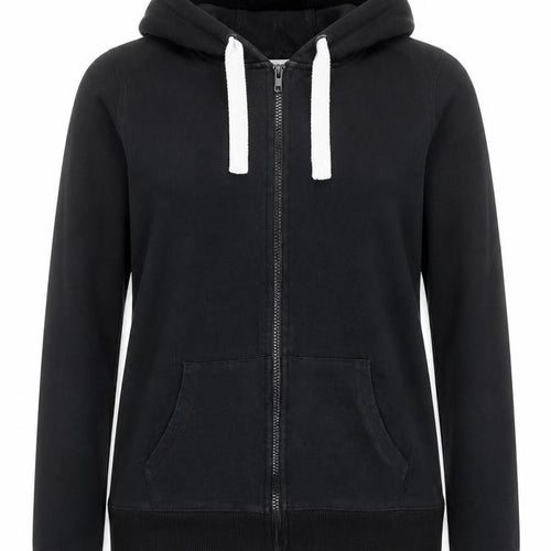 New Look Pembridge and Rose Black Full Zip Hoodie Size 12