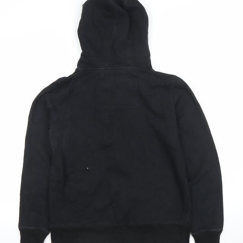 New Look Pembridge and Rose Black Full Zip Hoodie Size 12