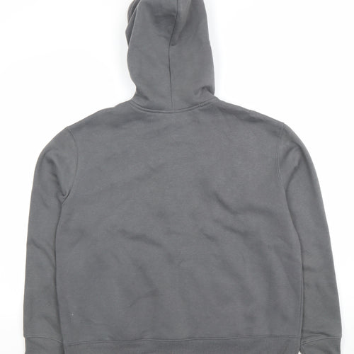 DIVIDED Mens Grey Full Zip Hoodie Size M Regular Fit Fleece