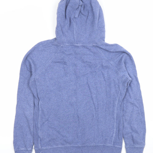H&M L.O.G.G. Women’s Blue Floral Pullover Hoodie Size Small