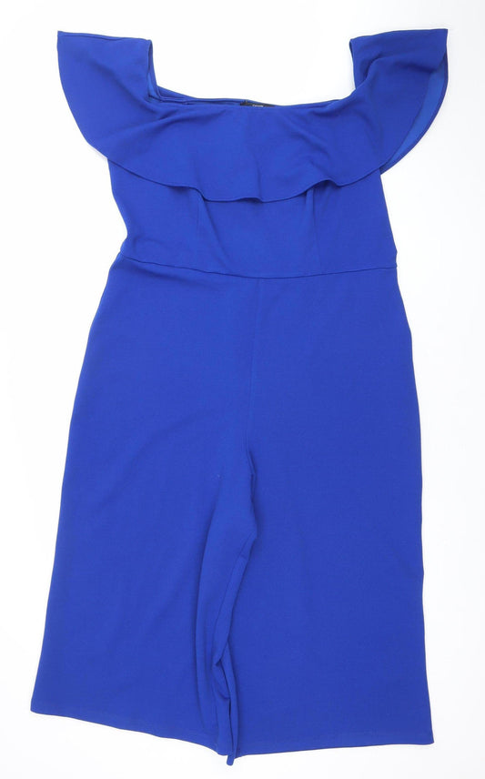 George Women’s Cobalt Blue Off Shoulder Jumpsuit UK 18